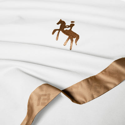 The Golden Knight Bed Suit - White