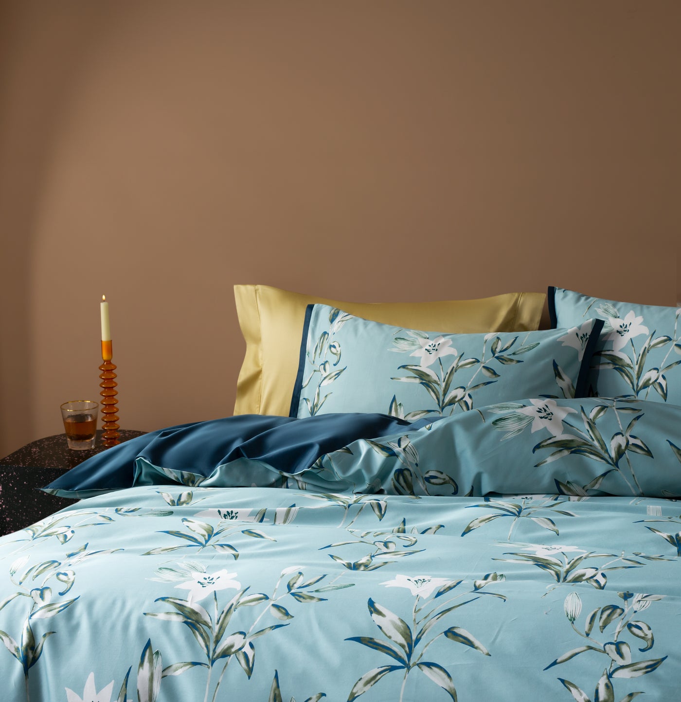 Tulips Bed Suit - Blue